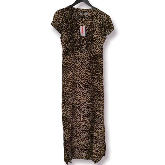 ⭐️Host Pick⭐️ 🆕 Oasis: US 8/UK 12: Leopard Print Midi Dress - Picture 2 of 15